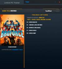 Broforce — трейнер для версии от 07.07.2016 (+5) LinGon