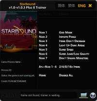 Starbound — трейнер для версии 1.0.3 (+8) FLiNG [64-bit]
