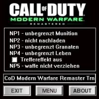 Call of Duty: Modern Warfare Remastered — трейнер для версии u4 (+6) dR.oLLe