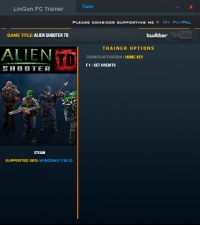 Alien Shooter TD — трейнер для версии 1.0 (+1) LinGon