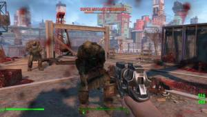 Сражение с супермутантом — Скриншоты Fallout 4
