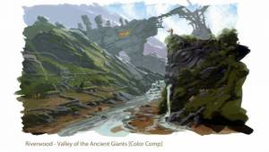 Riverwood - Valley of the Ancient Giants [Color Comp] — Арты The Elder Scrolls V: Skyrim
