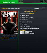 Call of Duty: Black Ops 3 — трейнер для версии u24 (+9) LinGon
