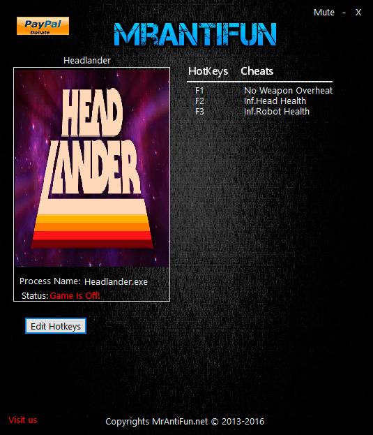 Headlander — трейнер для версии 1.0 (+3) MrAntiFun [64-bit]