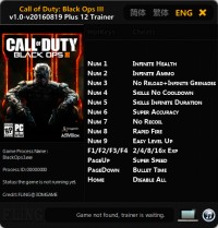Call of Duty: Black Ops 3 — трейнер для версии u26 (+12) FLiNG