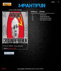 Кризис в Кремле — трейнер для версии от 14.08.2017 (+4) MrAntiFun