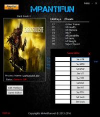 Dark Souls 3 — трейнер для версии 1.15 (+17) MrAntiFun