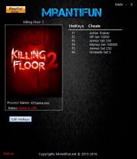 Killing Floor 2 — трейнер для версии 1056 (+5) MrAntiFun