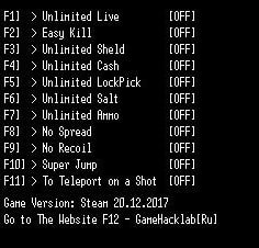 BioShock Infinite — трейнер для версии от 20.12.2017 (+11) LIRW