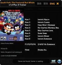 South Park: The Fractured But Whole — трейнер для версии 1.0 (+9) FLiNG