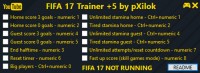 FIFA 17 — трейнер для версии 1.0 (+5) pXilok