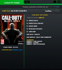 Call of Duty: Black Ops 3 — трейнер для версии 15.2 (+9) LinGon