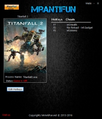 Titanfall 2 — трейнер для версии 2.0.0.5 (+4) MrAntiFun