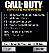 Call of Duty: Infinite Warfare — трейнер для версии 1.0 (+5) dR.oLLe
