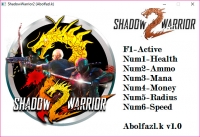 Shadow Warrior 2 — трейнер для версии 1.0 (+6) Abolfazl.K