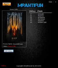 Doom 3: BFG Edition — трейнер для версии 1.0.34 (+6) MrAntiFun