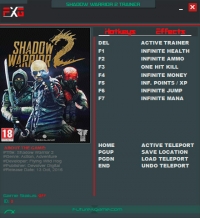 Shadow Warrior 2 — трейнер для версии 1.1.5.0 (+10) FutureX