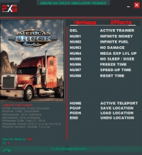 American Truck Simulator — трейнер для версии 1.4.2.2s (+9) FutureX