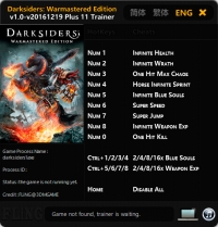 Darksiders: Warmastered Edition — трейнер для версии u4 (+11) FLiNG