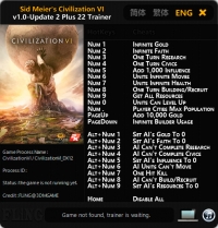 Sid Meier's Civilization 6 — трейнер для версии u2 (+22) FLiNG