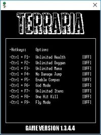 Terraria — трейнер для версии 1.3.4.4 (+9) LIRW [Steam Rus]