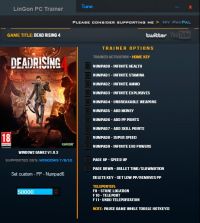 Dead Rising 4 — трейнер для версии 1.0.3 (+13) LinGon