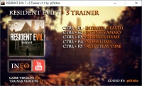 Resident Evil 7: Biohazard — трейнер для версии 1.01 (+5) `pSYcHo