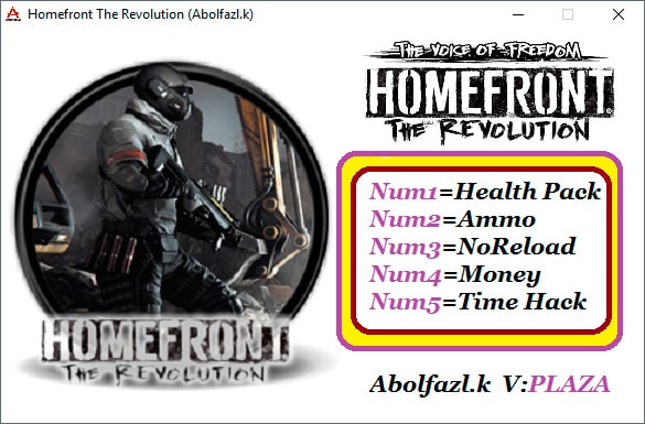 Homefront: The Revolution — трейнер для версии 781464 (+5) Abolfazl.K