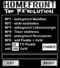 Homefront: The Revolution — трейнер для версии 781464 (+7) dR.oLLe