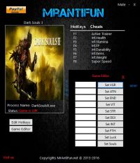 Dark Souls 3 — трейнер для версии 1.12 (+17) MrAntiFun