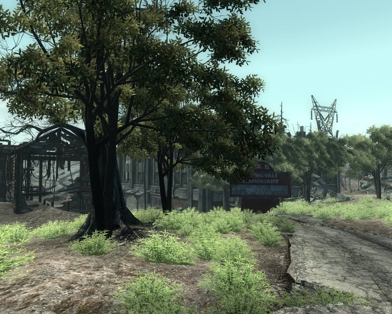 Fallout 4 деревья и трава фото 33