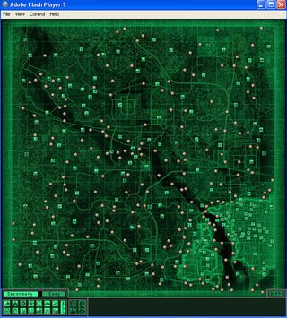 Fallout 3 Flash Map — скриншот 2