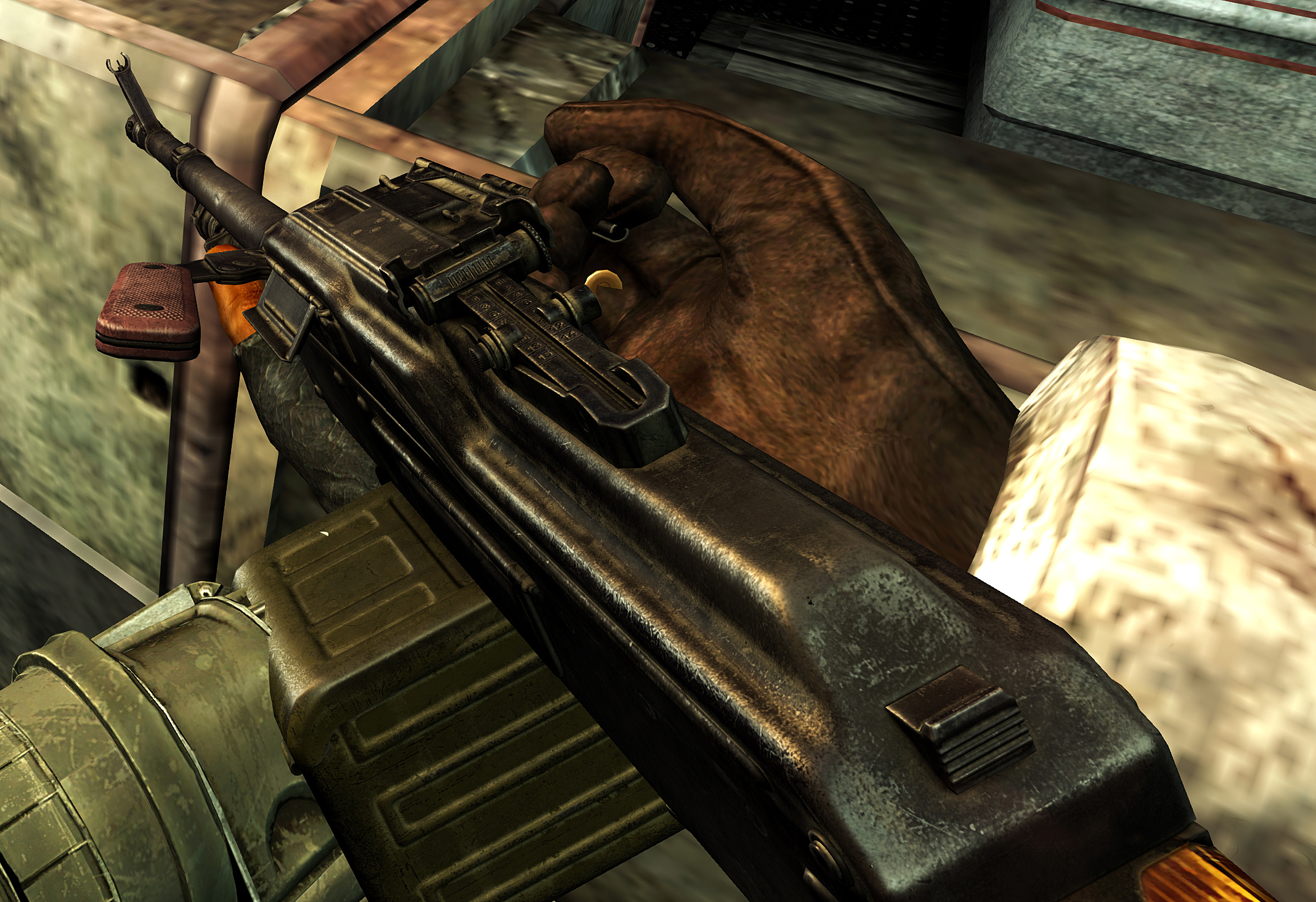 Fallout 4 pkm machine gun фото 19