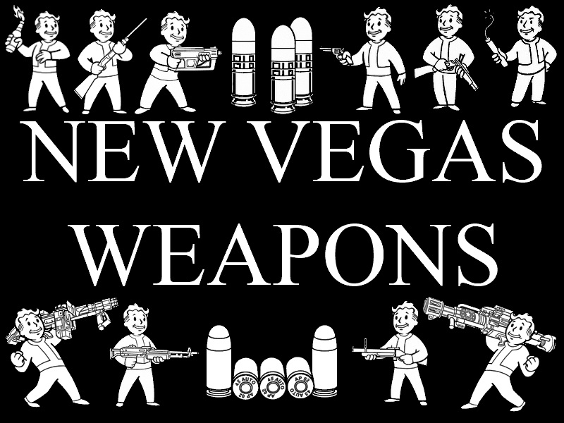 New Vegas Weapons - Оружие из Вегаса