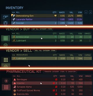 StarUI Inventory: русский перевод интерфейса — скриншот 1