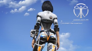 Силовой костюм охотника — Courser X-92 Power Suit CBBE and PipBoy — скриншот 2