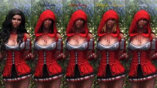 Одеяние красной шапочки — Gwelda (Little) Red Riding Hood Outfit — скриншот 7