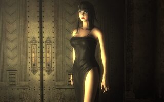 PE Dress for Type3 - Платье с вырезом — скриншот 2