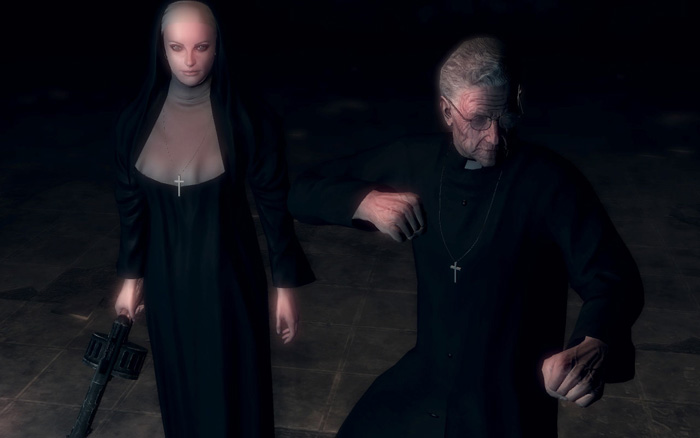 Father and Nun clothes