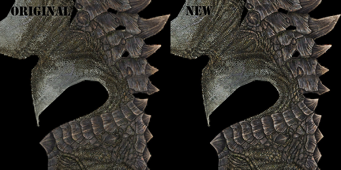 Улучшенные текстуры драконов