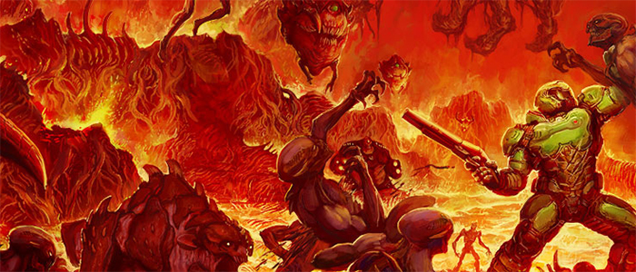Doom на мероприятии Bethesda на E3 2016