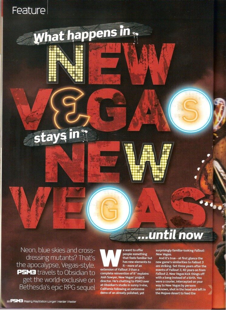Факты о Fallout New Vegas от PSM
