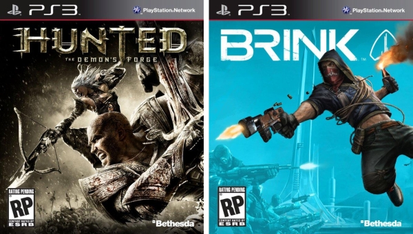 Бокс-арты и даты релиза Brink и Hunted