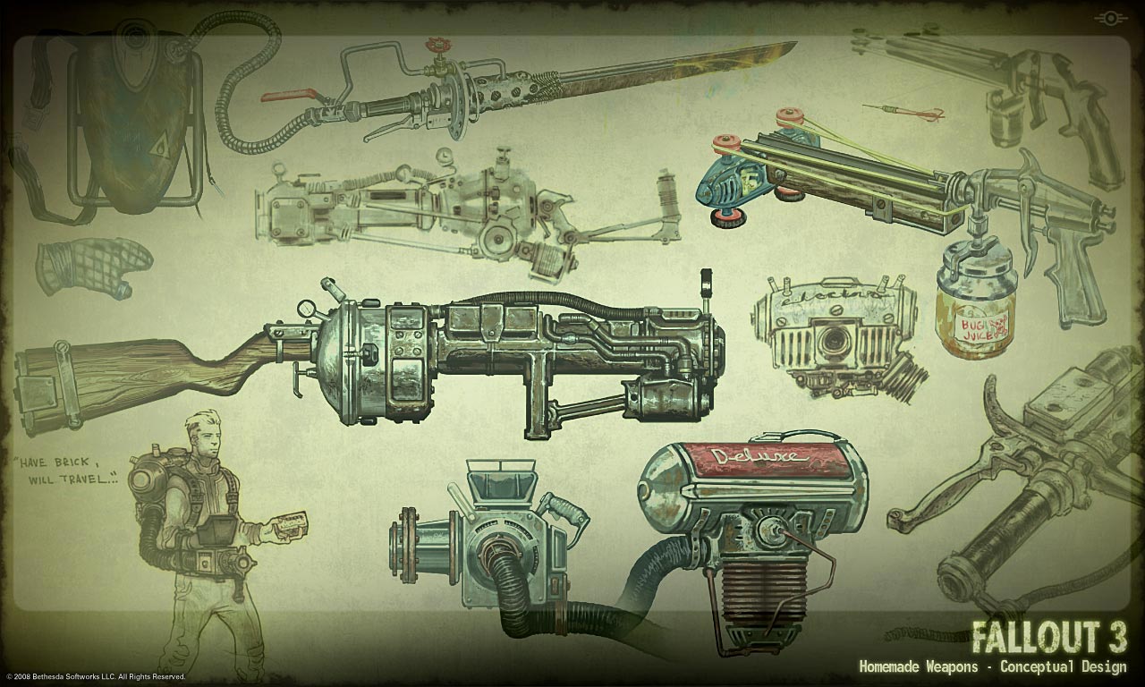 Fallout 4 fallout 3 weapons фото 19