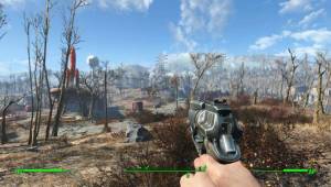 ПК — Пейзаж с ракетой — Слитые скриншоты Fallout 4