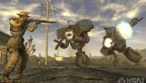 РобоТВ бьют своих врагов — Скриншоты Fallout New Vegas
