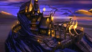 Храм в ночи — Арты The Elder Scrolls V: Skyrim