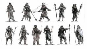 Mage_FeMale_Robe_Sketches[DSKTP] — Арты The Elder Scrolls V: Skyrim