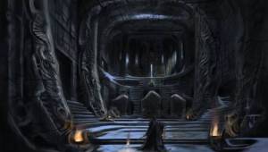 Маг в подземном храме — Арты The Elder Scrolls V: Skyrim