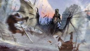 Сражение с драконом — Арты The Elder Scrolls V: Skyrim